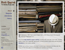 Tablet Screenshot of fieldtailors.com